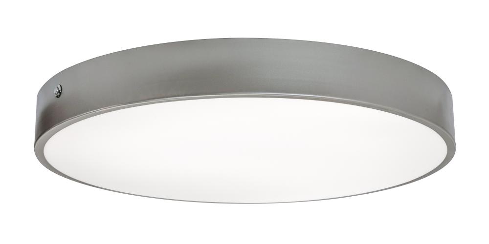 Bailey 19'' LED Flush Mount,120-277V,30W,5 CCT,SN