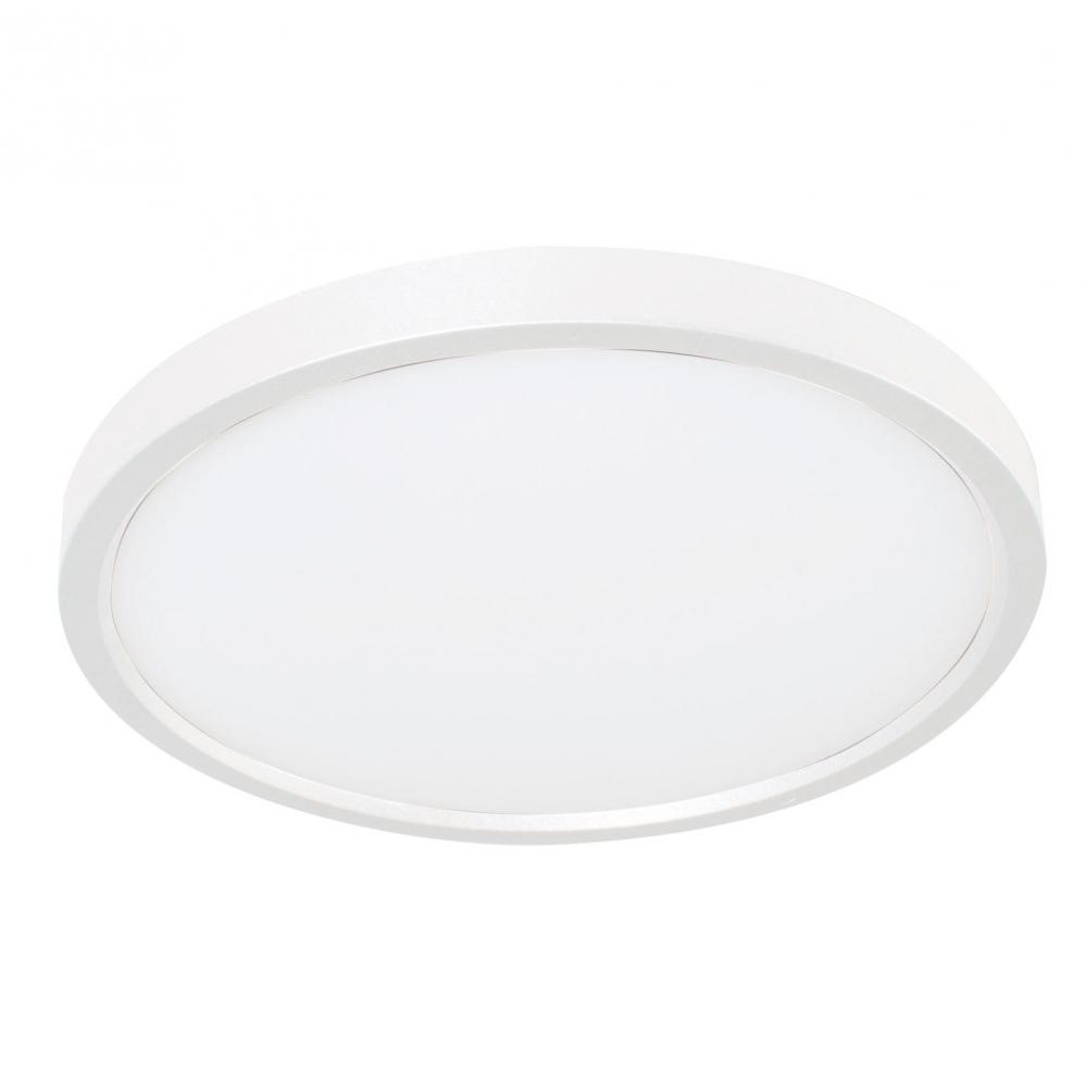 Edge Round 8'' Flush Mount LED 15W 277V,5 CCT,WH