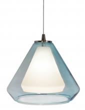 AFX Lighting, Inc. AGP500L30D1SNAQ - Armitage LED Pendant - 3000K - 120V - Satin Nickel - Aqua