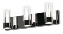 AFX Lighting, Inc. DPHV2007L30D1PC - Delphia 3 Light LED Vanity