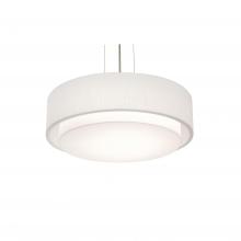 AFX Lighting, Inc. SAP1824MBSN-LW - Sanibel 18'' Med Base Pendant - SN and LW