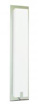 AFX Lighting, Inc. SNS041814LAJUDSN - Sinclair 18'' LED Sconce - Satin Nickel Finish - White Acrylic Shade