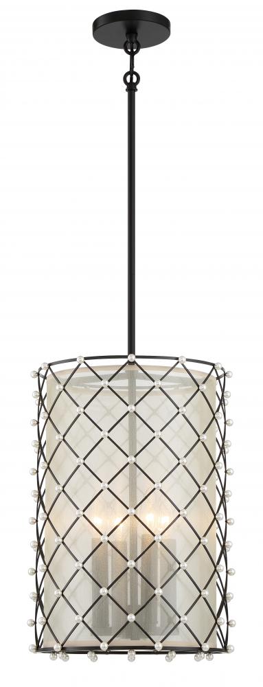 Sheer Elegance - 4 Light Pendant