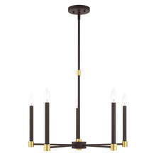 Livex Lighting 46885-07 - 5 Lt Bronze Chandelier