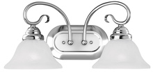 Livex Lighting 6102-05 - 2 Light Polished Chrome Bath Light