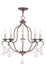 Livex Lighting 6435-71 - 5 Light VBR Chandelier