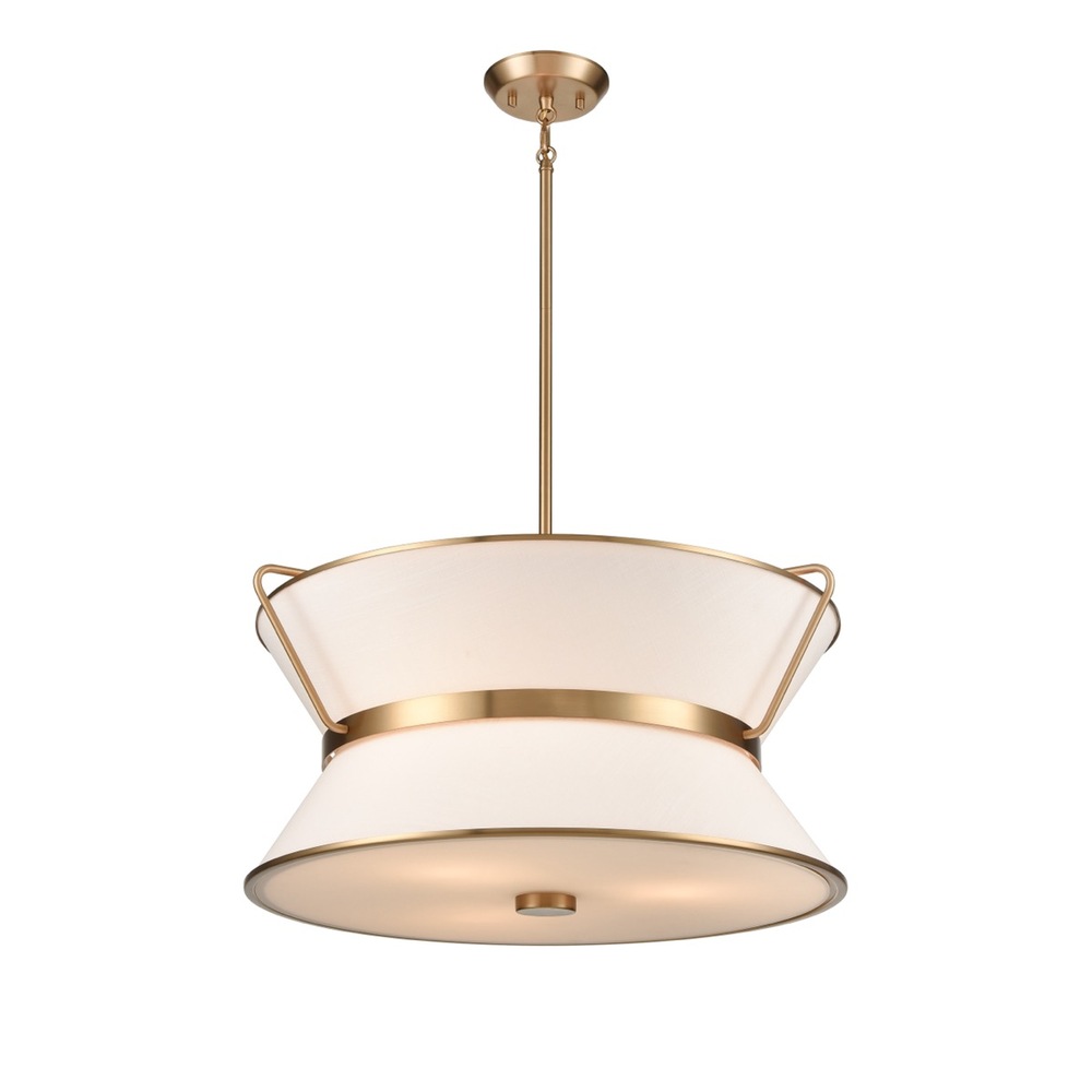 Layla Chandelier 23.5" Diameter Brushed Brass