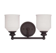 Savoy House 8-6836-2-13 - Melrose 2-Light Bathroom Vanity Light in English Bronze