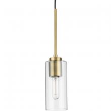 Progress P500403-163 - Cofield Collection One-Light Vintage Brass Transitional Pendant