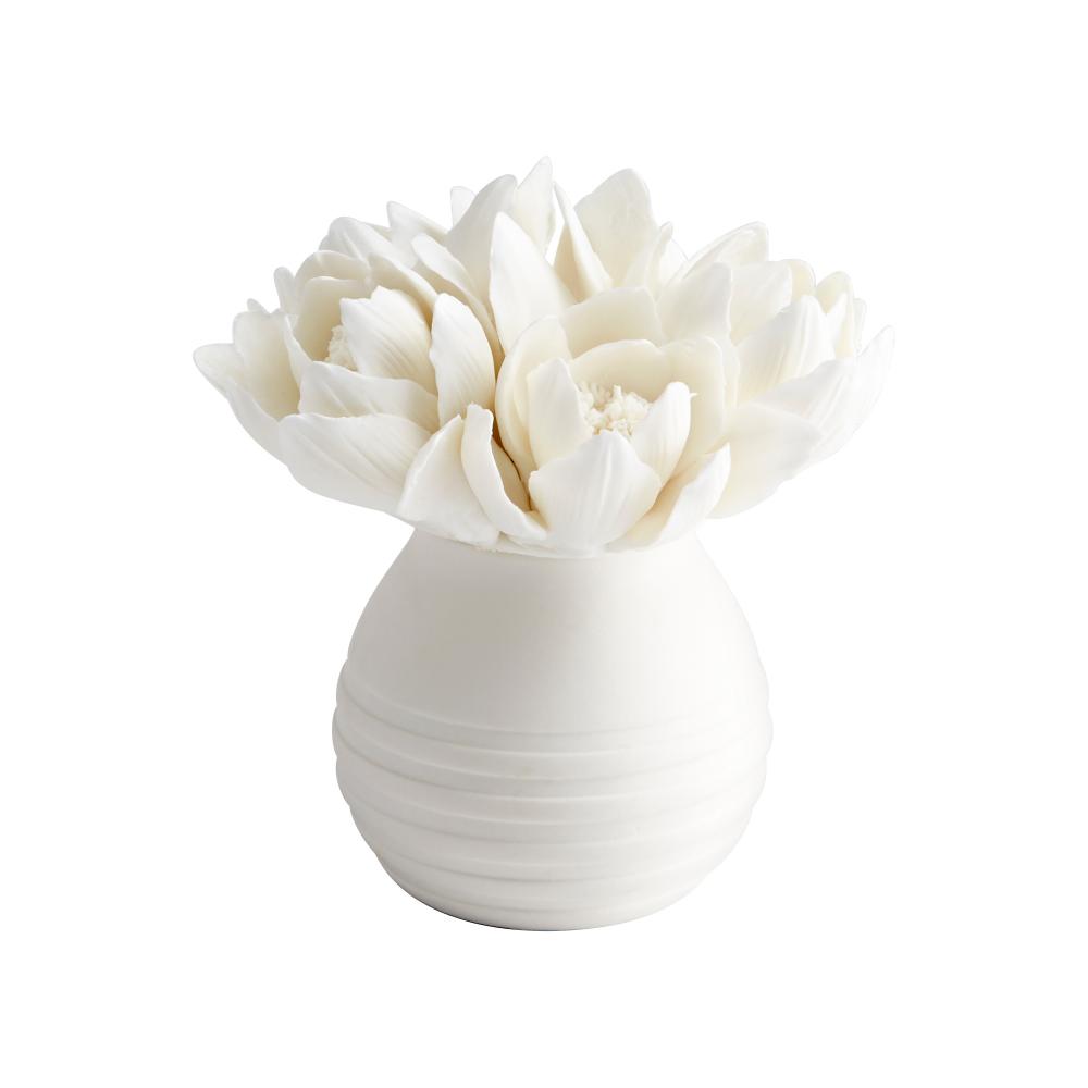 Blooming Fleur Sculpture White