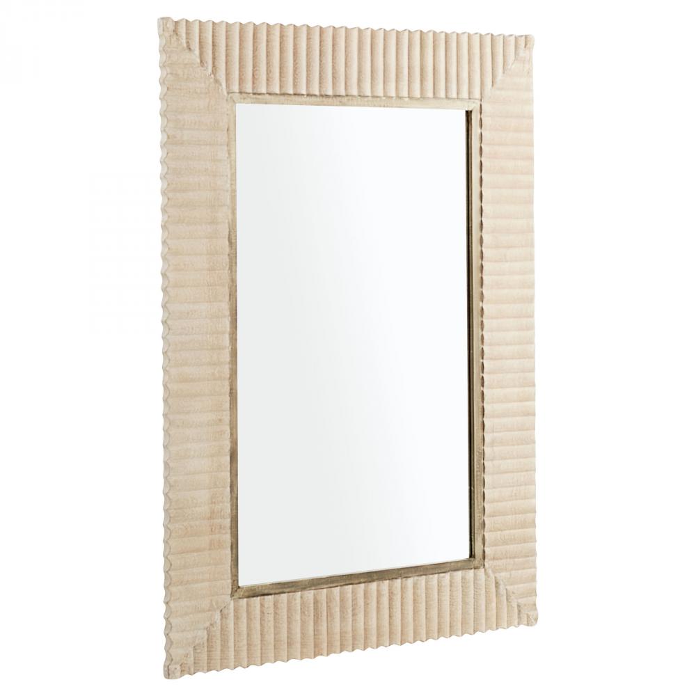 Estriada Rec Mirror|White