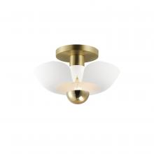 Maxim 11390WTSBR - Poppy-Flush Mount