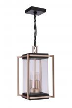 Craftmade ZA6511-MNSB - Metalwork 3 Light Outdoor Pendant in Midnight/Satin Brass