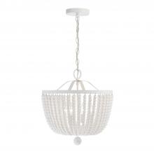 Crystorama 604-MT - Rylee 4 Light Matte White Chandelier