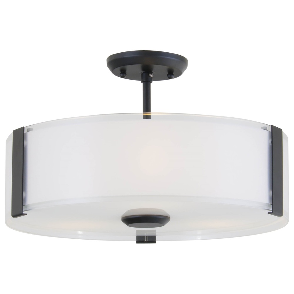 Zurich 3 Light Semi-Flush Mount