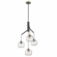 DVI DVP40424BR+GR-RPG - Tropea 4 Light Pendant