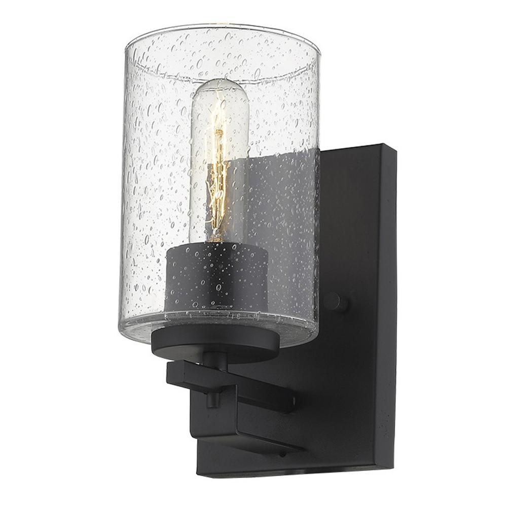 Orella 1-Light Matte Black Sconce