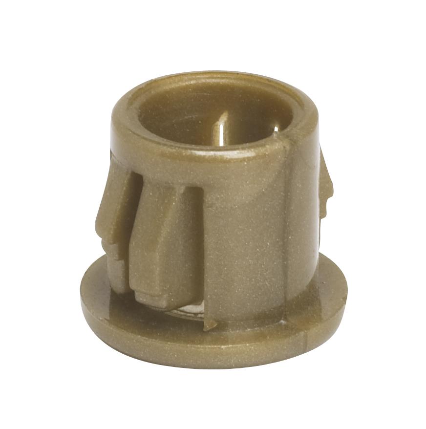 Nylon Snap-In Bushing; For 5/16" Hole; Gold Finish