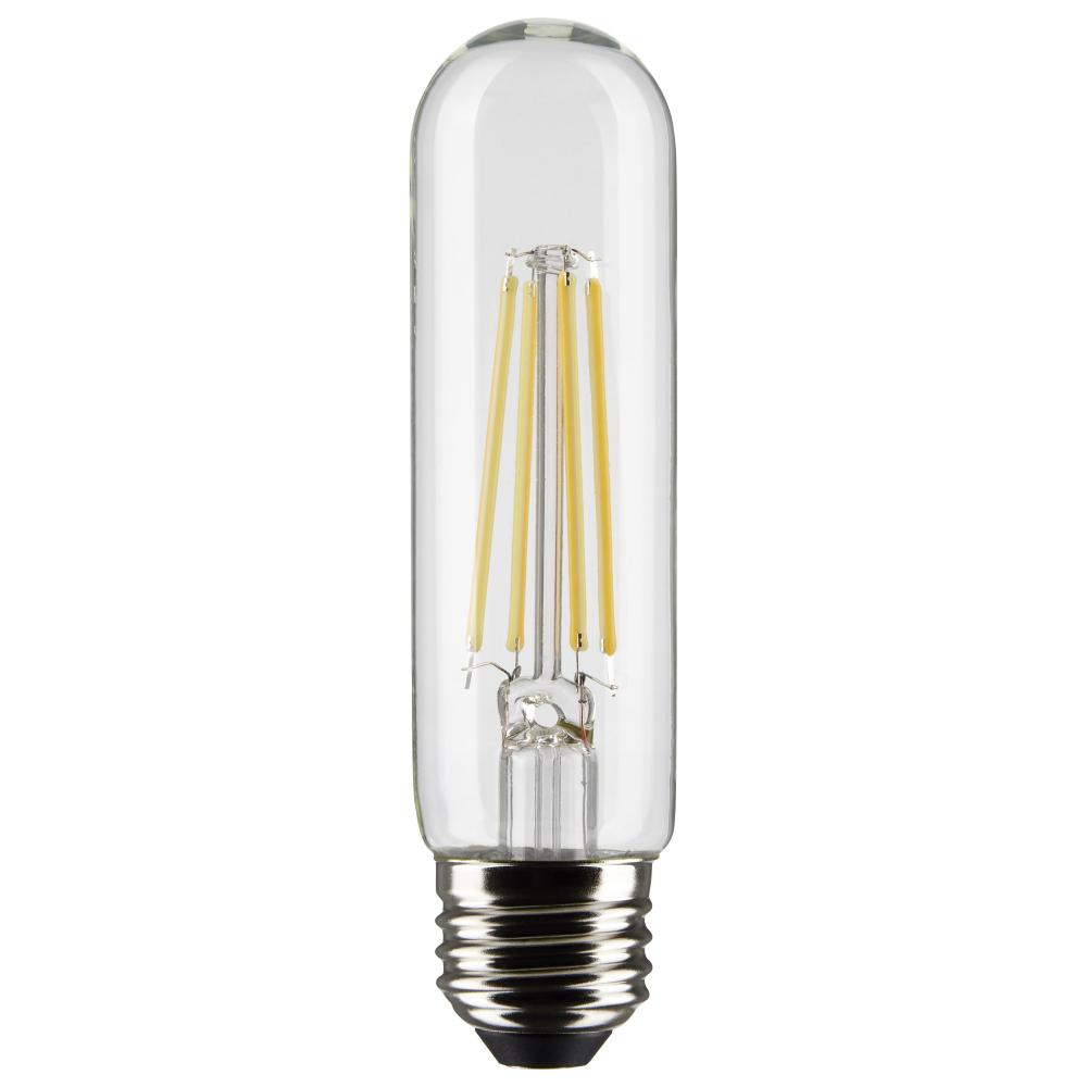 8 Watt T10 LED; Clear; Medium base; 90 CRI; 2700K; 120 Volt