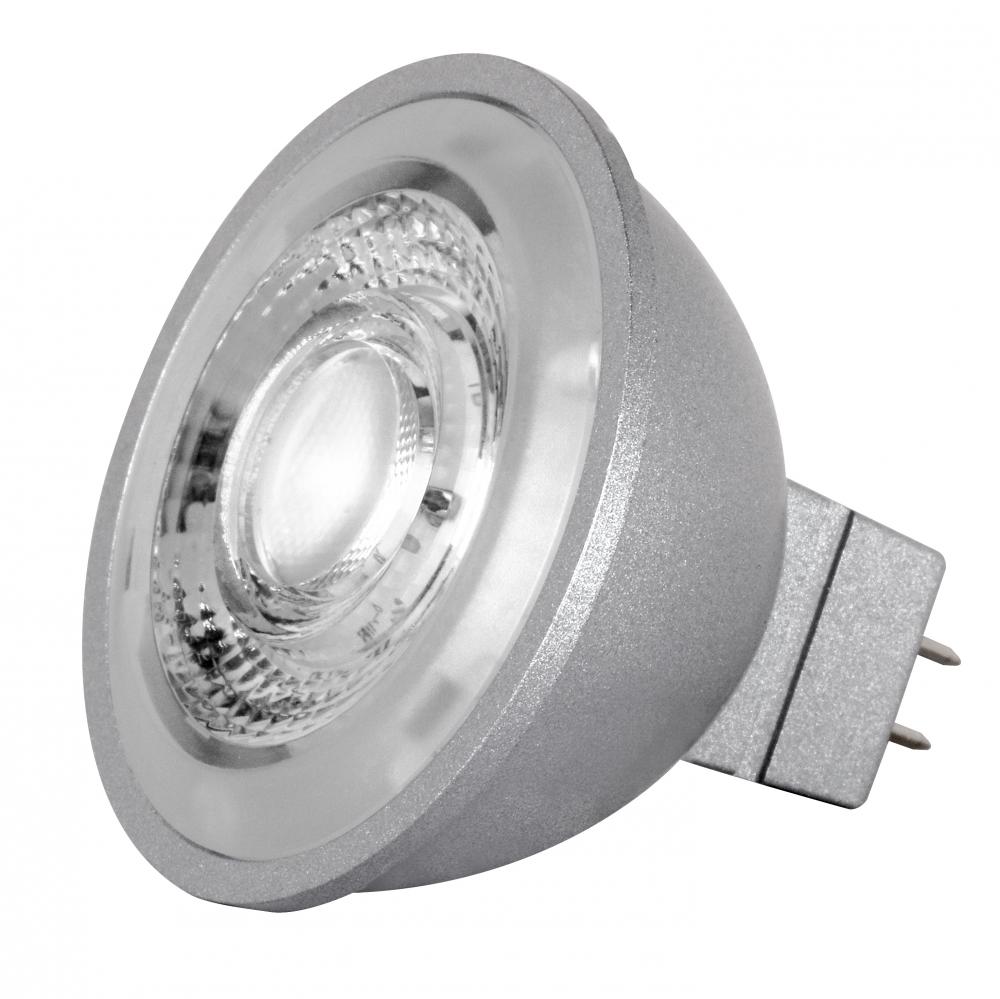 8W; LED MR16; 2700K; 40 deg. beam spread; GU5.3 base; 12 Volt AC/DC