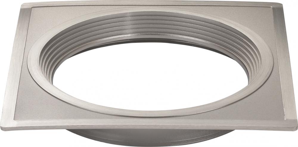 Freedom Square 5" Trim Option For 5"/6" Base Unit; Brushed Nickel Finish