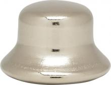 Satco Products Inc. 90/2453 - Steel Finial; 1/4-27; 1/2" Diameter; Nickel Plated