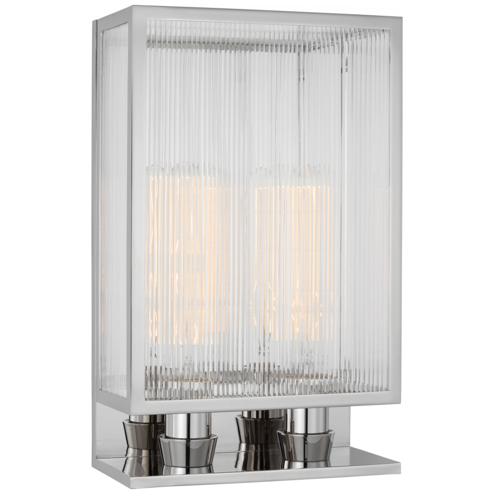 York 16" Double Box Sconce