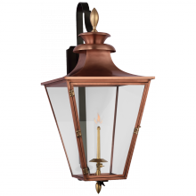 Visual Comfort & Co. Signature Collection CHO 2436SC-CG - Albermarle Medium Bracketed Gas Wall Lantern