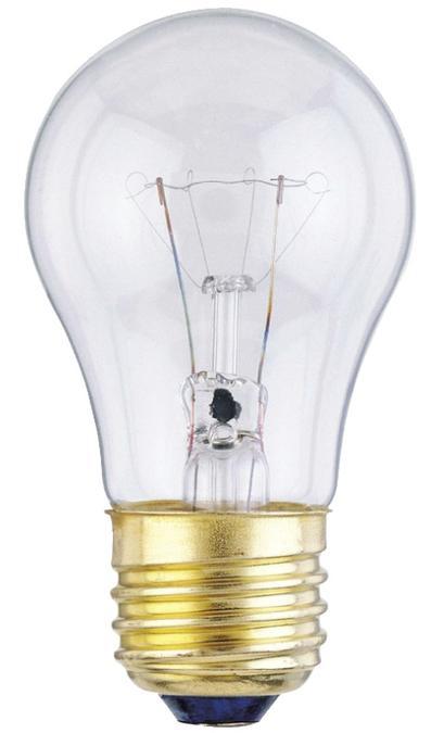 40W A15 Incandescent Appliance Clear E26 (Medium) Base, 130 Volt, Box, 2-Pack