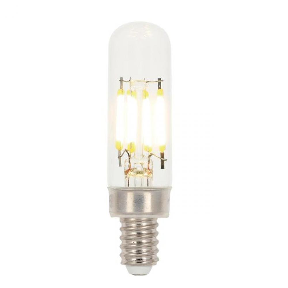 4.5 T6 Filament LED Dimmable Clear 2700K E12 (Candelabra) Base, 120 Volt, Box