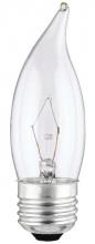 Westinghouse 0366400 - 25W CA10 Flame Tip Incandescent Clear E26 (Medium) Base, 130 Volt, Box