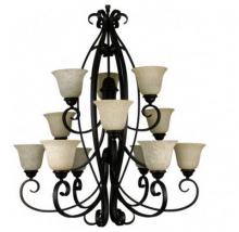 Sunway Fan Company EPCH12ASRB - EL PASO 12LT CHANDELIER