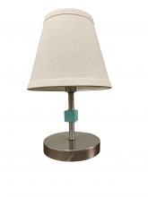 House of Troy B203-SN/MT - Bryson Mini Satin Nickel/Mint Accent Lamp