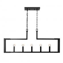 Golden 9020-LP BLK - Kinsington Linear Pendant in Matte Black