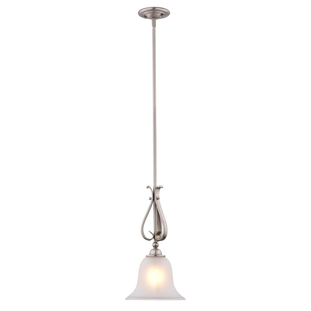 Monrovia 8.75-in. Mini Pendant Brushed Nickel