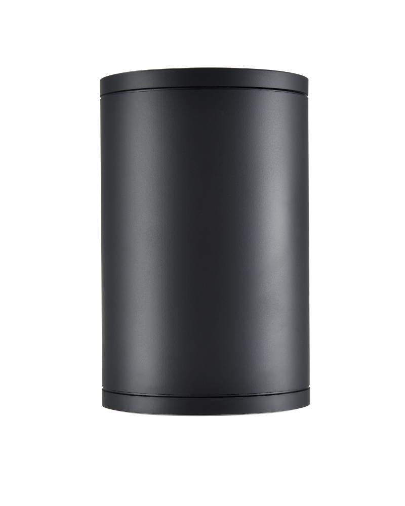 Vegas 1-Light Outdoor Wall Sconce Powder Coated Black