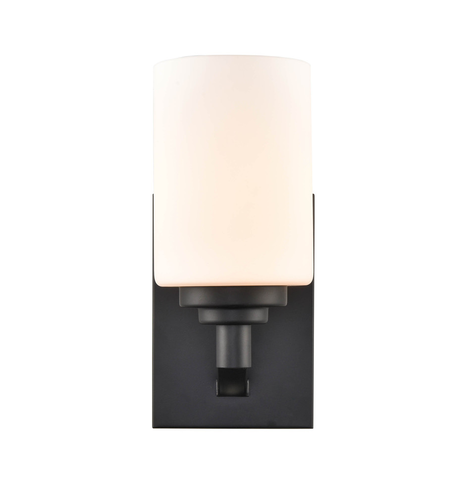 Durham 1-Light Wall Sconce Matte Black