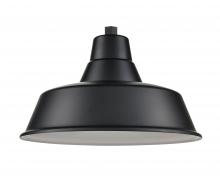 Millennium RCLWS17-SB - R Series 1-Light Classic Warehouse Shade Satin Black