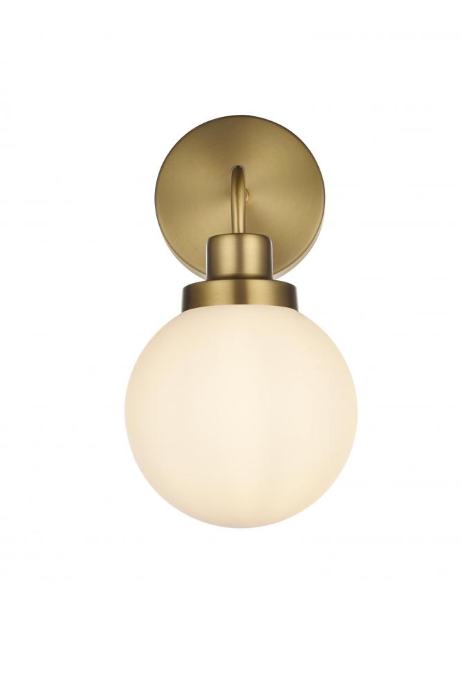 Hanson 6 inch Wall Sconce in Satin Gold