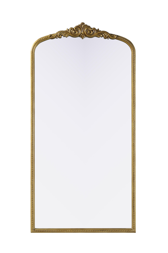 Wall mirror 36"x1.4"x72" Antique Brass