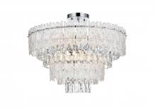 Elegant 1780F25C - Emilia 25 inch Flush Mount in Chrome