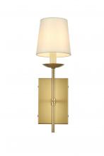 Elegant LD6102W4SG - Eclipse 4.5 inch Wall Sconce in Satin Gold