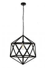 Elegant LDPD2111 - Redmond Collection Pendant D19.7 H22.6 Lt:1 Black Finish