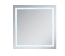 Elegant MRE13636 - Helios 36inx36in Hardwired LED mirror with touch sensor and color changing temperature