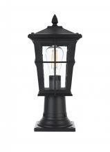 Elegant OD337P16BK - Bodine 7 inch Outdoor Pendant in Black