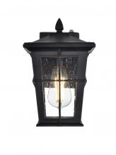 Elegant OD337W12BK - Bodine 7 inch Outdoor Pendant in Black