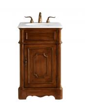 Elegant VF30421TK - 21 In. Single Bathroom Vanity Set In Teak