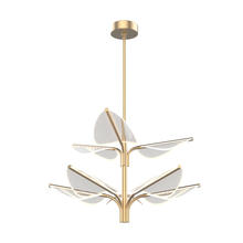 Alora Lighting PD321132NB - Flora 8 Head Natural Brass LED Pendant