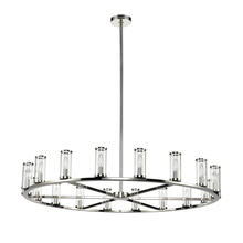 Alora Lighting CH309018PNCG - Revolve Clear Glass/Polished Nickel 18 Lights Chandeliers