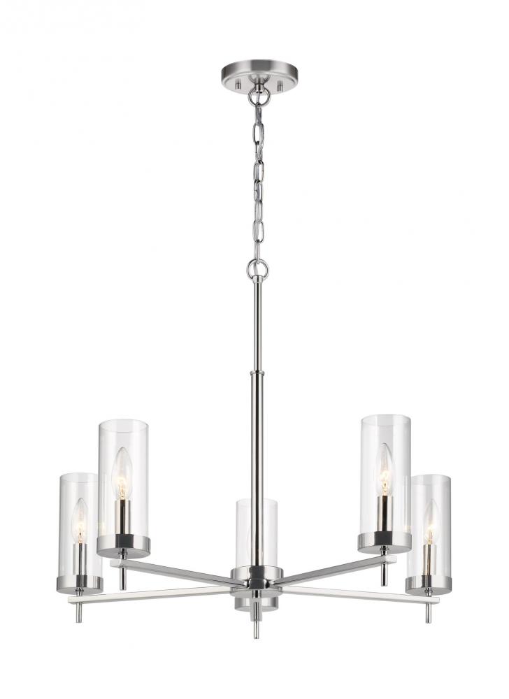 Zire Five Light Chandelier